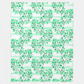 Baumzweige mit Blätter Fleecedecke (Vorderseite)