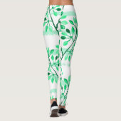 Baumzweige mit Blätter Leggings (Rückseite)