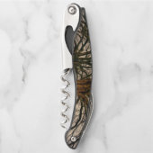 Baumzweige trinken das Schicksal des Holzschnitzel Kellnermesser (Vorderseite)