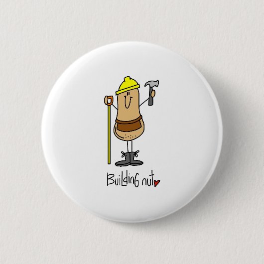 Baunuss Button (Vorderseite)