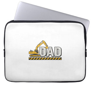 Baupapa Bagger Vintage-Shirt-Design_1 Laptopschutzhülle