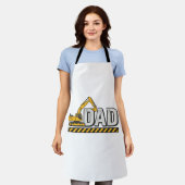 Baupapa Bagger Vintage-Shirt-Design_1 Schürze (Getragen)