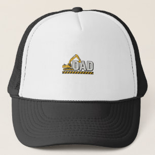 Baupapa Bagger Vintage-Shirt-Design_1 Truckerkappe