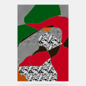 Bauplatte Acrylschild (Vorderseite)