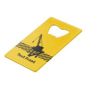 Bauplattform Geldbeutel Flaschenöffner (Vorderseite Schrägansicht)