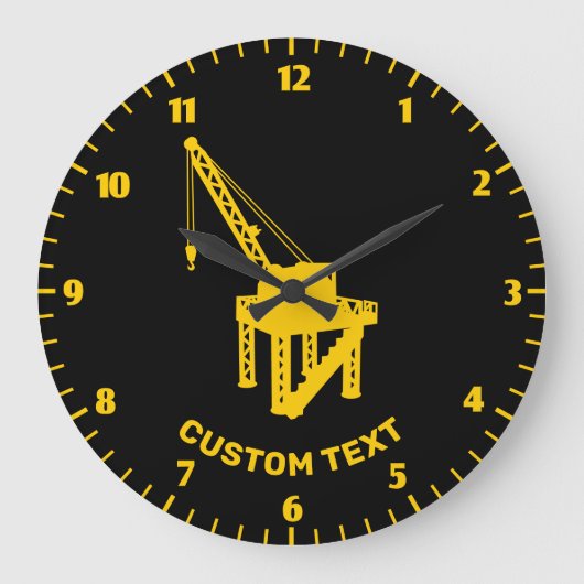 Bauplattform Große Wanduhr (Vorderseite)