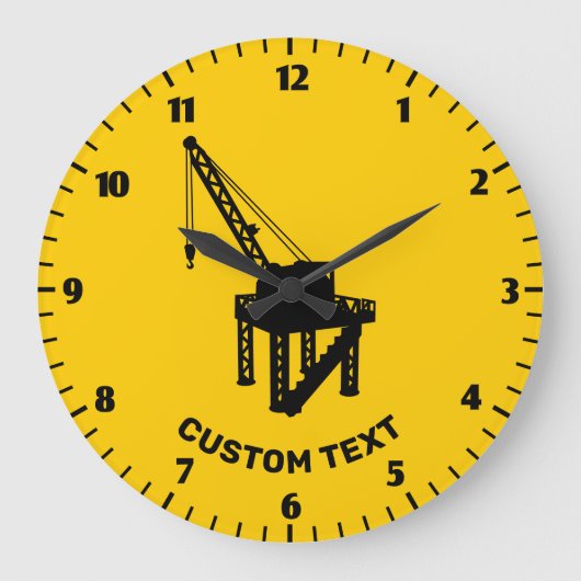 Bauplattform Große Wanduhr (Vorderseite)