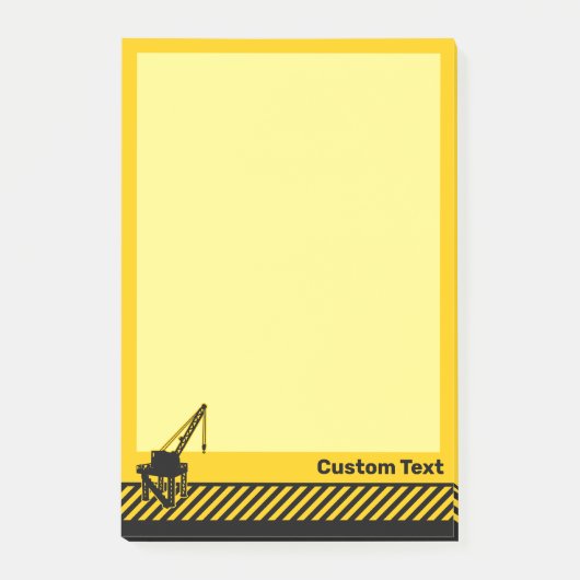 Bauplattform Post-it Klebezettel (Vorderseite)