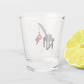 Bauplattform Schnapsglas (Rückseite)
