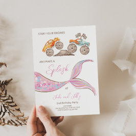 Baurassenkraftwagen - gemeinsame thematische Auffo Einladung