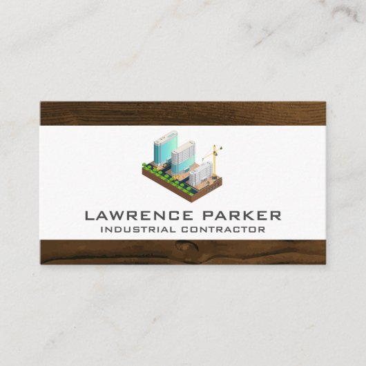 Baureparatur | Hoher Riser | industriell Visitenkarte (Vorderseite)