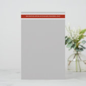 Baurisiko Eingeschränkter Zugriff Briefpapier (Stehend Vorderseite)