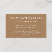 Baurusty Beruflich Visitenkarte (Rückseite)