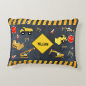 Bausamen von schweren Maschinen Dekokissen (Rückseite)