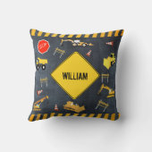 Bausamen von schweren Maschinen Kissen (Rückseite)