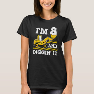Bausatz 8. Geburtstag Junge Ausgrabung 8 Di T-Shirt