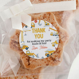 Bausatz Birthday Classic Round Aufkleber