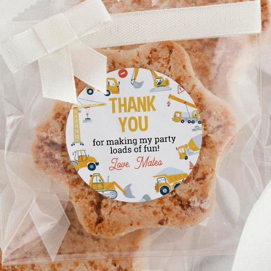 Bausatz Birthday Classic Round Aufkleber