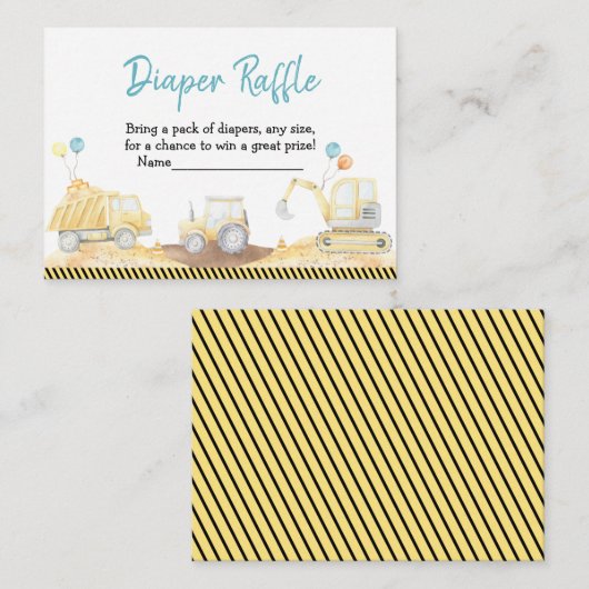 Bausatz für Buggy-Babydusche Begleitkarte (Vorne/Hinten)