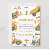 Bausatz Geburtstagsparty Dankeschön Karte (Vorderseite)