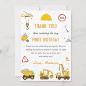 Bausatz Geburtstagsparty Dankeschön Karte (Vorderseite)