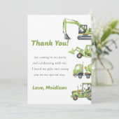 Bausatz Geburtstagsparty Dankeschön Karte (Stehend Vorderseite)