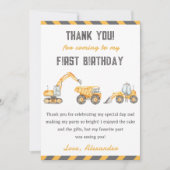 Bausatz Geburtstagsparty Dankeschön Karte (Vorderseite)