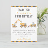 Bausatz Geburtstagsparty Dankeschön Karte (Stehend Vorderseite)