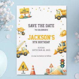 Bausätze für Baufahrzeuge Save The Date