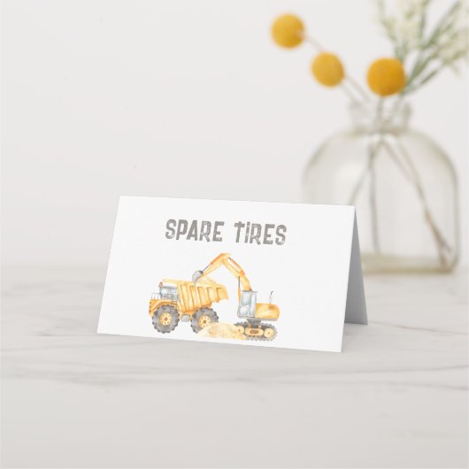 Bausätze für den Bau von Lastkraftwagen Platzkarte (Rückseite)