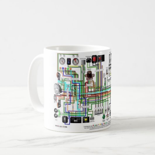 Bauschaltplan Kaffeetasse (Vorderseite Links)