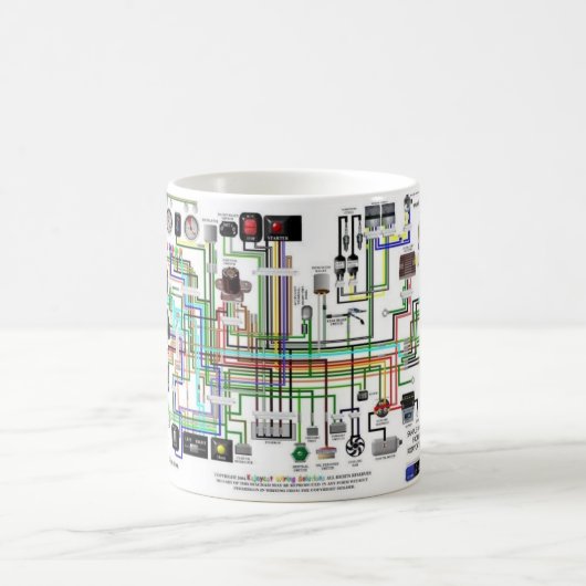 Bauschaltplan Kaffeetasse (Mittel)