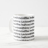 Bauschlosser-Kaffee-Tasse Kaffeetasse (Vorderseite Links)
