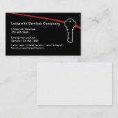 Bauschlosser-moderne Visitenkarten Visitenkarte (Vorne/Hinten)