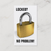 Bauschlosser Visitenkarte (Rückseite)