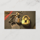 Bauschlosser-Visitenkarte Visitenkarte (Rückseite)