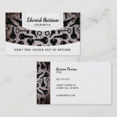 Bauschlosser-Visitenkarten Visitenkarte (Vorne/Hinten)