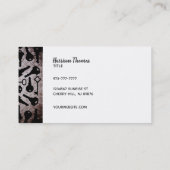 Bauschlosser-Visitenkarten Visitenkarte (Rückseite)