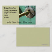 Bauschlosser-Visitenkarten Visitenkarte (Vorne/Hinten)