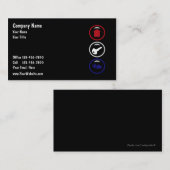 Bauschlosser-Visitenkarten Visitenkarte (Vorne/Hinten)