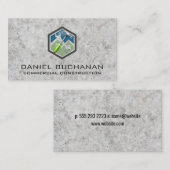 Bauschlüssel Hammer | Beton Visitenkarte (Vorne/Hinten)