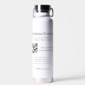 Bauschreiner Innenausbau Holztext Trinkflasche (Rückseite)