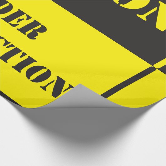 Bauschutt Geschenkpapier (Ecke)