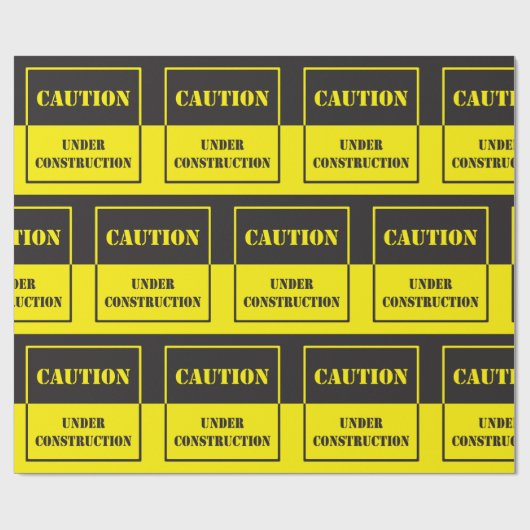 Bauschutt Geschenkpapier (Flach)