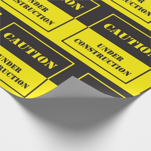 Bauschutt Geschenkpapier (Ecke)