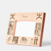 BAUSCHWEISSE GEÄTZTE RAHMEN (Links)