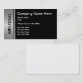 Bauschweißkarten Visitenkarte (Vorne/Hinten)