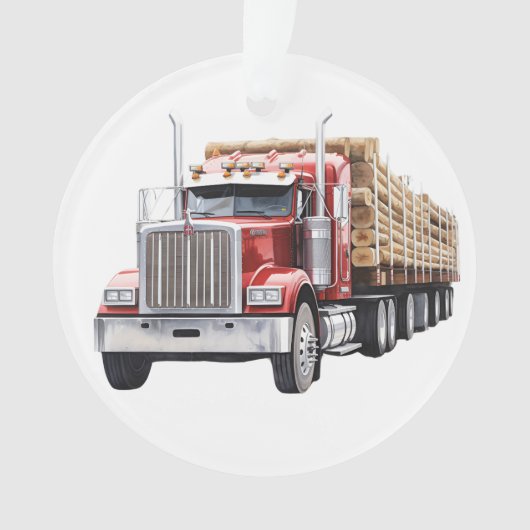 BauSemi Truck Ornament (Vorderseite)