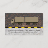 BauSemi Truck | Schmutzbeton Visitenkarte (Rückseite)