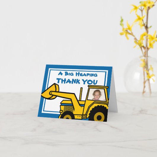 Bauspass/ Backhoe Karte (Gelbe Blume)